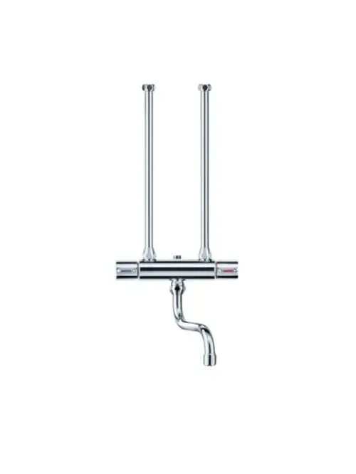 STIEBEL-ELTRON-Zweigr-Kuechenwandarmatur-WKM-Chrom-Oberflaeche-232605 gallery number 1